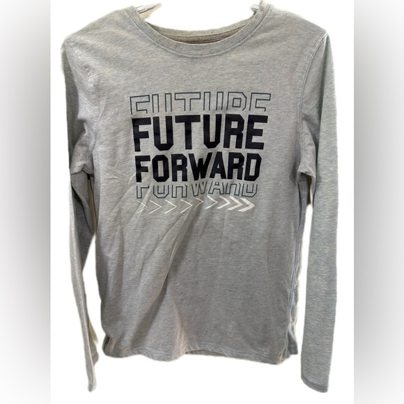 George Light Gray Kids Long Sleeve Tee - Picture 1 of 3